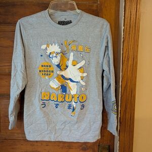 Naruto Shippuden Ripple Junction Itachi Uchiha Gray‎ Graphic Tee T Shirt Small